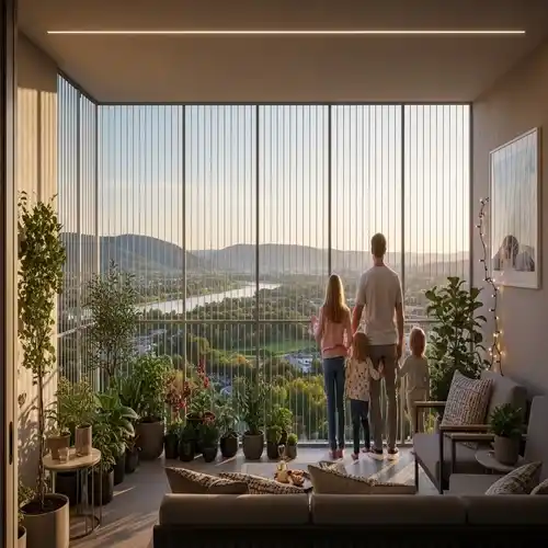 Balcony Invisible Grills Installation Cost in Hyderabad. Telangana