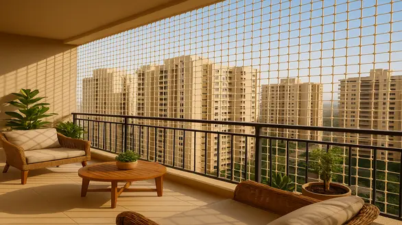 Premium Balcony Safety Nets Services by Shalini Safety Solutions