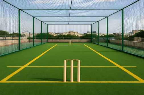 Premium Cricket Practice Nets Projects by Shalini Safety Solutions
