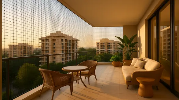 Premium Quality Pigeon Safety Nets Services by Shalini Safety Solutions